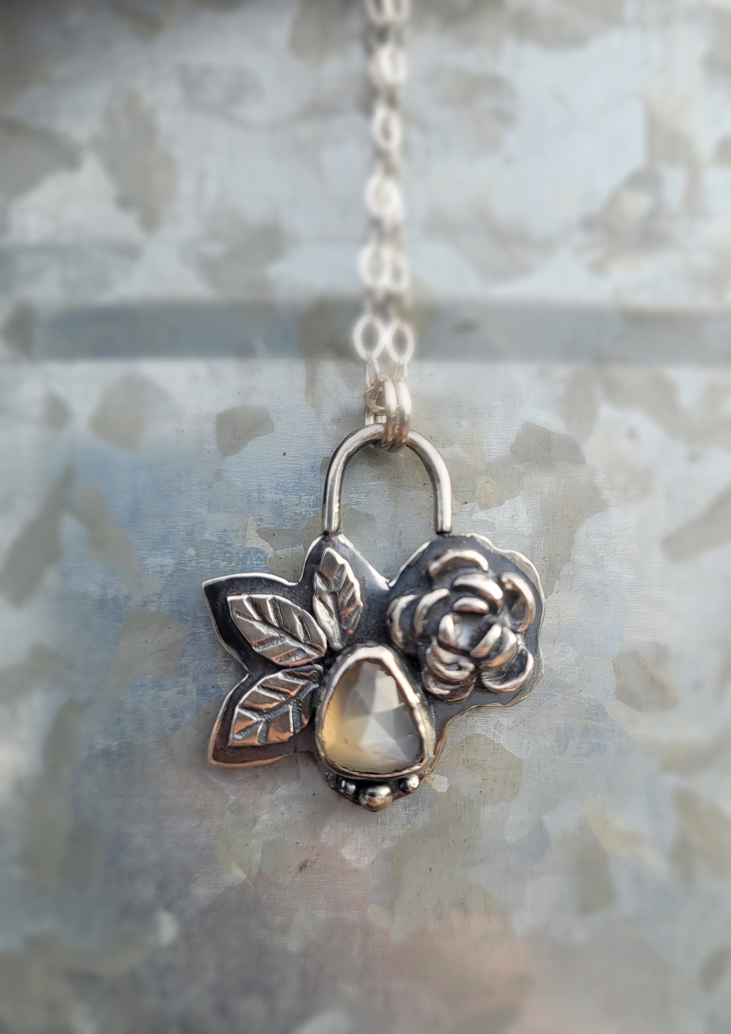 Peach Blossom Necklace