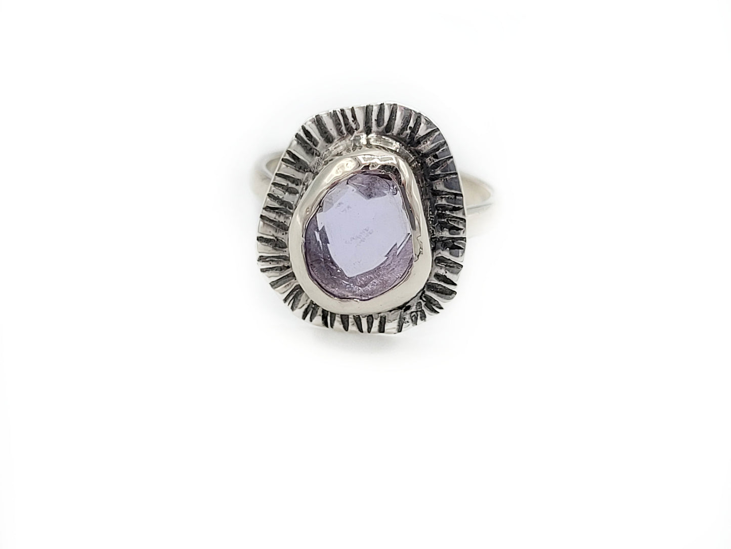 Hidden Heart Lavender Quartz - Ring