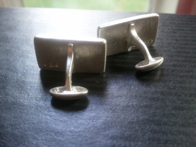 Anchor Cuff links - Sterling Silver, Brass or Copper