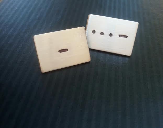 Morse Code Rectangular Cuff links - 18 gauge thicker and more durable - Sterling Silver - Custom Text or Morse Code - Great Groomsmen gift