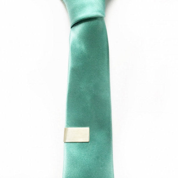 Tie Bar - thicker and wider - Sterling Silver - Clip to keep neck ties in place