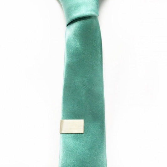 Tie Bar - thicker and wider - Sterling Silver - Clip to keep neck ties in place