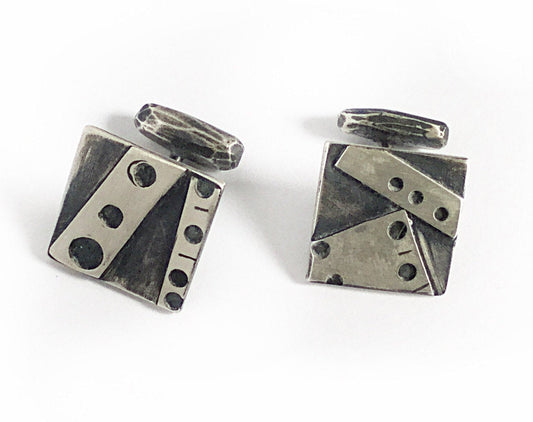 Cuff links - Industrial Luck - One of a Kind