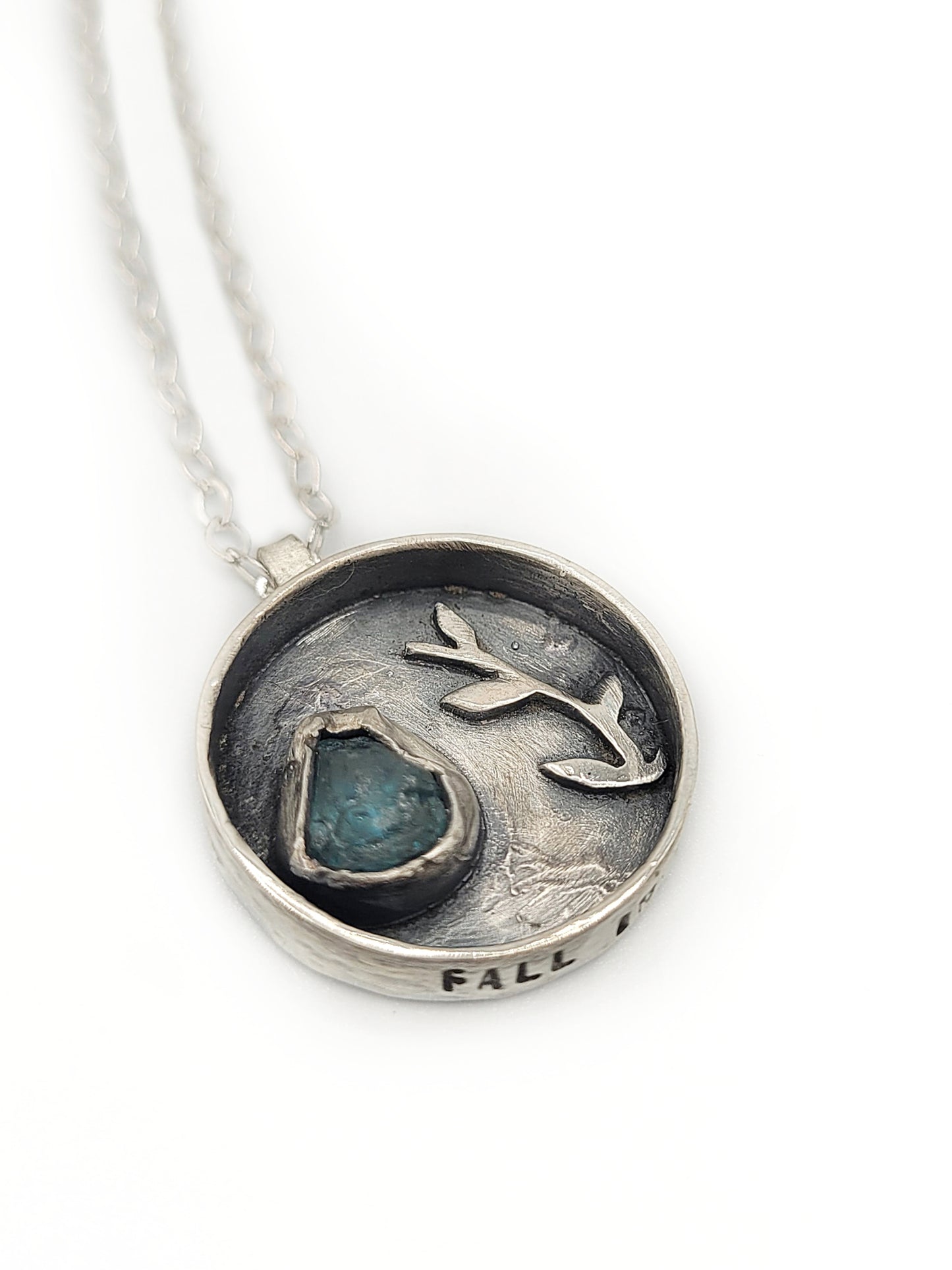 You are Magic - Raw Apatite Quote Necklace