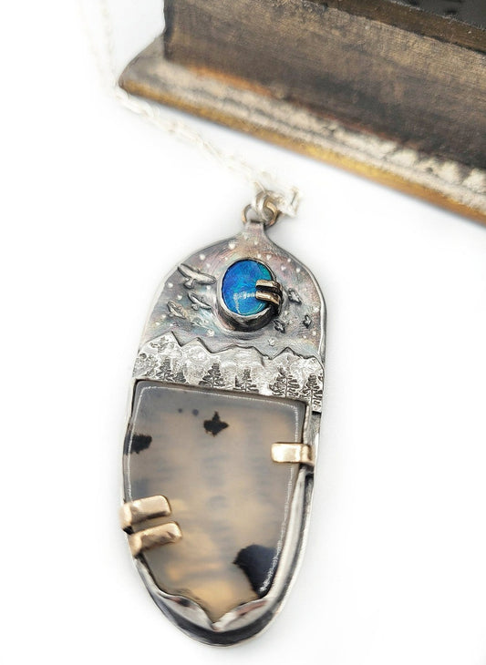 Once Upon a Blue Moon Necklace