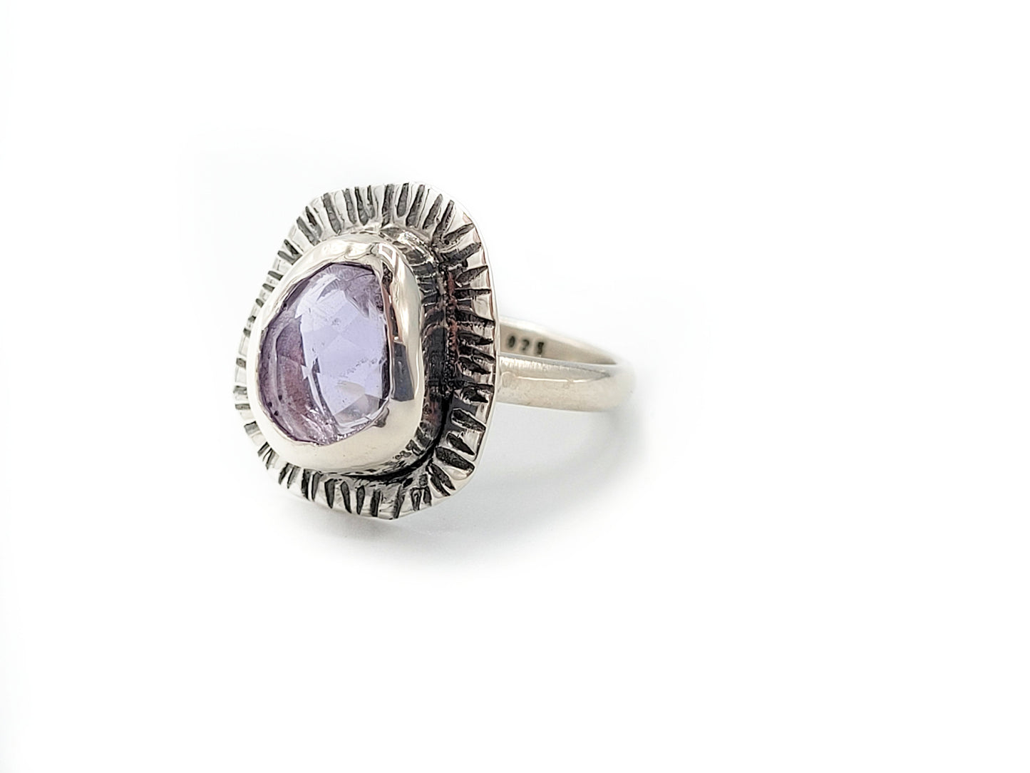 Hidden Heart Lavender Quartz - Ring